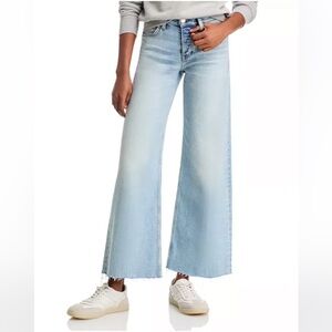 RE/DONE Mid Rise Wide Leg Crop Jeans Undertow Wash Size 30 NWT